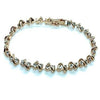 Simplicity Bracelet With Swarovski Crystals