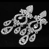Gold Plated Drop Earrings with Swarovski Crystals