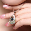 Angelic Earrings and Necklace Set with Swarovski Crystal