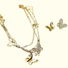 Multilayerd Set With Swarovski Crystals
