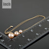 Eternity Necklace with Swarovski Crystals and Gold Plating