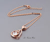 Rose Gold Plated Heart Necklace