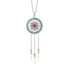 Dreamcatcher Necklace With Swarovski Crystals