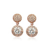 Sparkle Drop Earrings with Swarovski Crystland