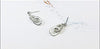 Entangle Twist Infinity Earrings With Swarovski Crystals