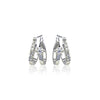 Regent Loop Earrings with Swarovski Crystal