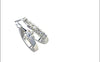 Regent Loop Earrings with Swarovski Crystal