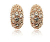 Earrings with Crystal 18ct Gold Plated