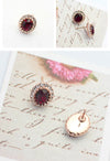 Elegant Ruby Earrings