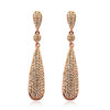 Night Earrings With Swarovski Crystals