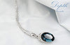 Depth Necklace Navy Blue