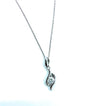 Delicate Necklace with Round Swarovski Crystal
