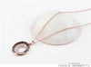 Geometric Airy Jewellery Set in Rose Gold
