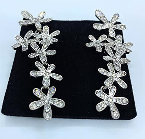 Dazzling Flower drop Earrings