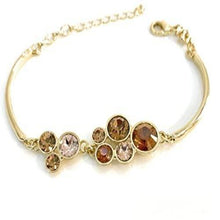  Adjustable Amber Swarovski Bracelet