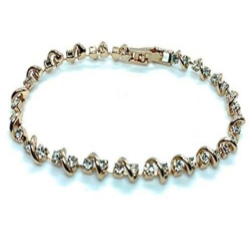 Simplicity Bracelet With Swarovski Crystals