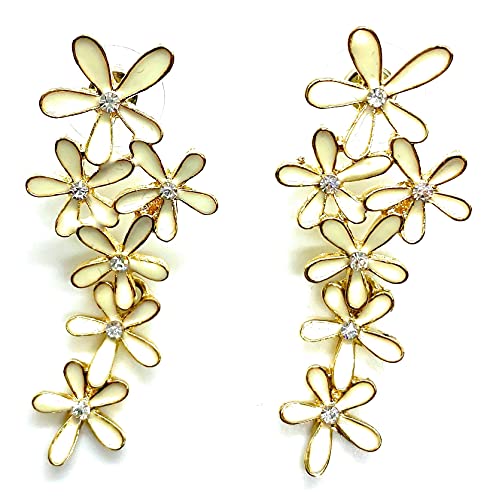 Dazzling Flower drop Earrings
