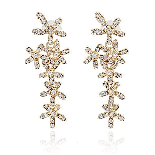 Dazzling Flower drop Earrings