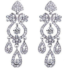 Gold Plated Drop Earrings with Swarovski Crystals