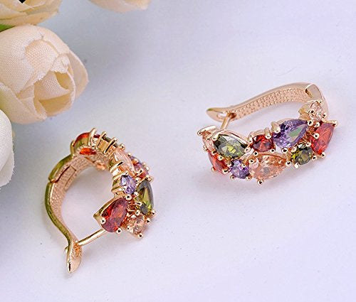 Monalisa Drop Earrings With Swarovski Crystals