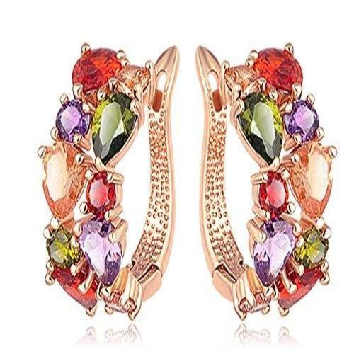 Monalisa Drop Earrings With Swarovski Crystals