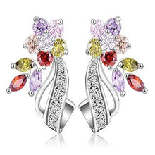  Colours of Life Stud Earrings with Swarpvski Crystals