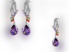 Colours Of Life Oval Drop Earrings
