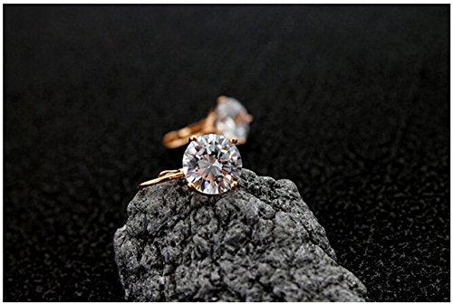 Minimal Diamond Crystal Earrings