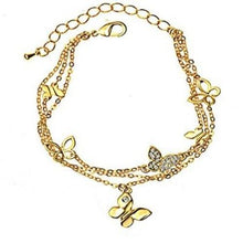  women's diamond butterfly bracelet  