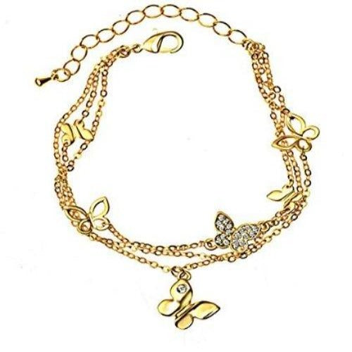 women's diamond butterfly bracelet  