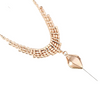 Sweetheart Necklace With Swarovski Clustered Crystals