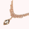 Sweetheart Necklace With Swarovski Clustered Crystals
