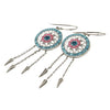 Dreamcatcher Round Drop Earrings