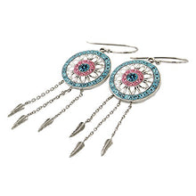  Dreamcatcher Round Drop Earrings