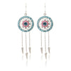 Dreamcatcher Round Drop Earrings