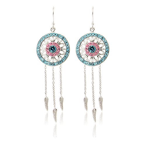 Dreamcatcher Round Drop Earrings