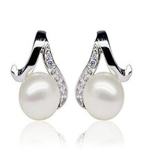  925 Sterling Silver Freshwater Pearl Earrings Stud