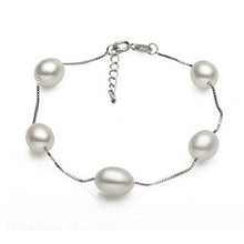  Sterling Silver Freshwater Pearl Bracelet