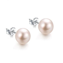  Pink Pearl Earrings Stud