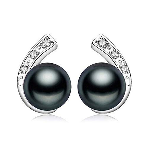 925 Sterling Silver Real Freshwater Pearl Stud Earrings