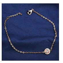  women's 18ct rose gold plated bracelet