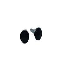  men's black  swarovski cufflinks