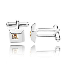  Cufflinks with Swarovski Crystal 18ct Gold Plated