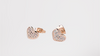 Starlight Heart Earrings With Swarovski Crystals