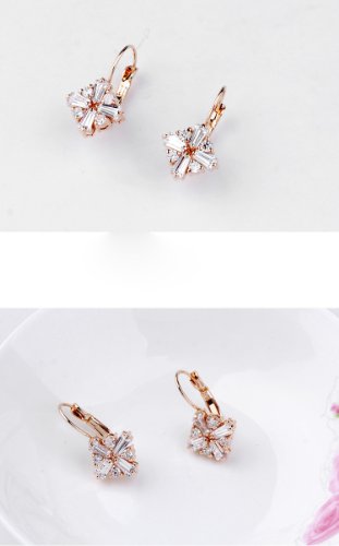 Loop Earring with Swarkovski Crystal