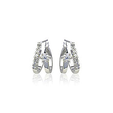  Regent Loop Earrings with Swarovski Crystal