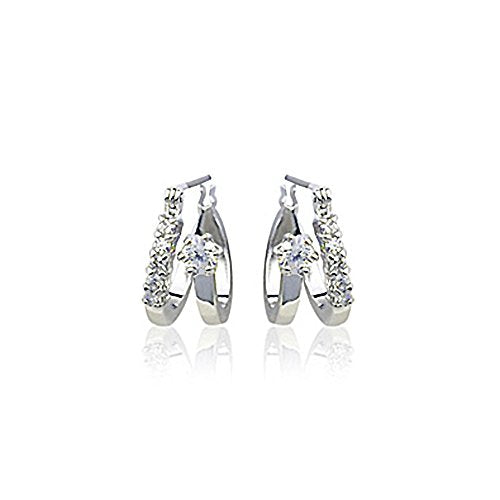 Regent Loop Earrings with Swarovski Crystal