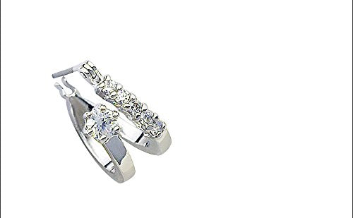 Regent Loop Earrings with Swarovski Crystal