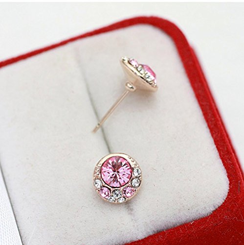Sparkle Stud Earrings with Swarovski Crystal
