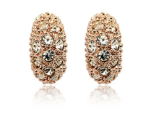 Earrings with Crystal 18ct Gold Plated